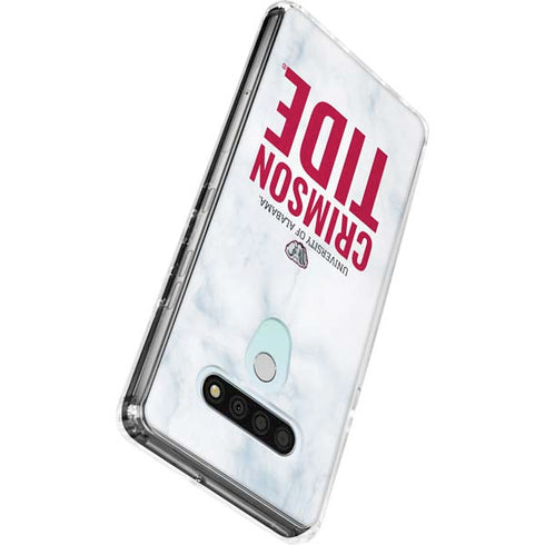 University of Alabama Crimson Tide Net LG Stylo 6 Clear Case