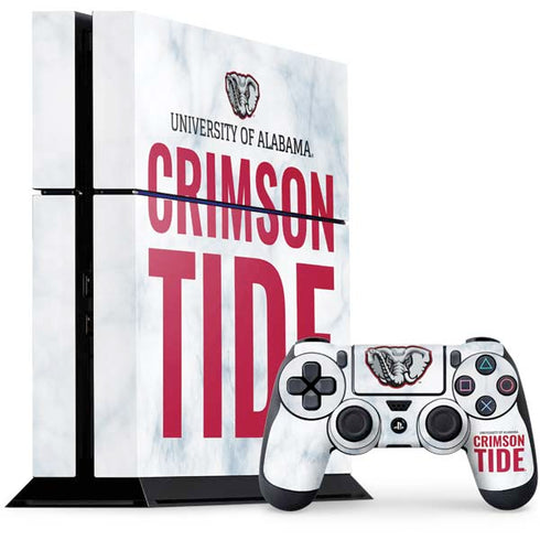 University of Alabama Crimson Tide Net PS4 Console and Controller Bundle Skin