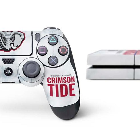 University of Alabama Crimson Tide Net PS4 Console and Controller Bundle Skin