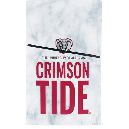 University of Alabama Crimson Tide Net PS5 Slim Digital Edition Bundle Skin