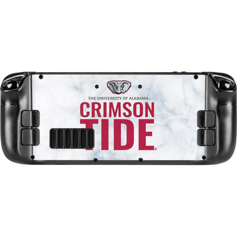 University of Alabama Crimson Tide Net Steam Deck Handheld Gaming Computer Skin
