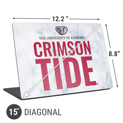 University of Alabama Crimson Tide Net Universal Laptop 15in (12.2 x 8.8in) Skin