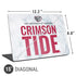 University of Alabama Crimson Tide Net Universal Laptop 15in (12.2 x 8.8in) Skin