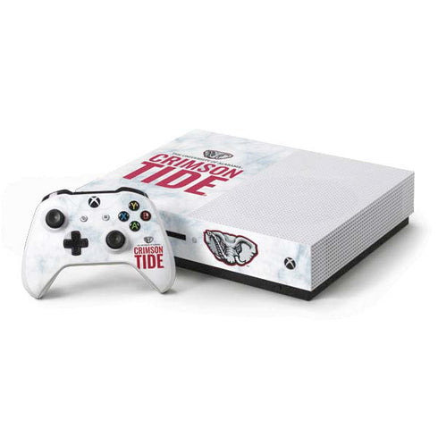 University of Alabama Crimson Tide Net Xbox One S Console and Controller Bundle Skin