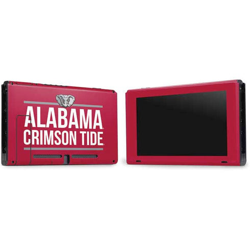University of Alabama Crimson Tide Nintendo Switch Bundle Skin