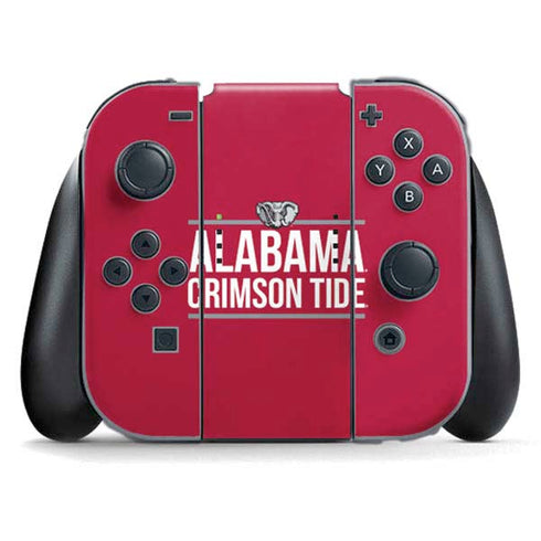 University of Alabama Crimson Tide Nintendo Switch (2017-2021) Joy-Con Controller Skin