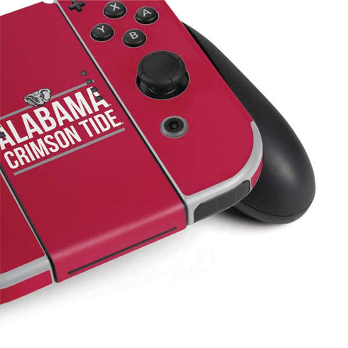University of Alabama Crimson Tide Nintendo Switch OLED (2021) Skin