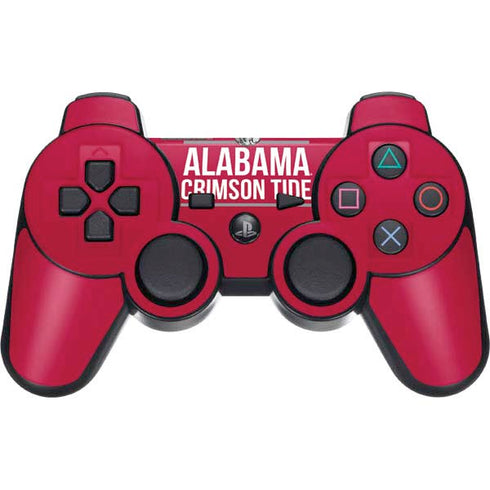 University of Alabama Crimson Tide PS3 Dual Shock wireless controller Skin