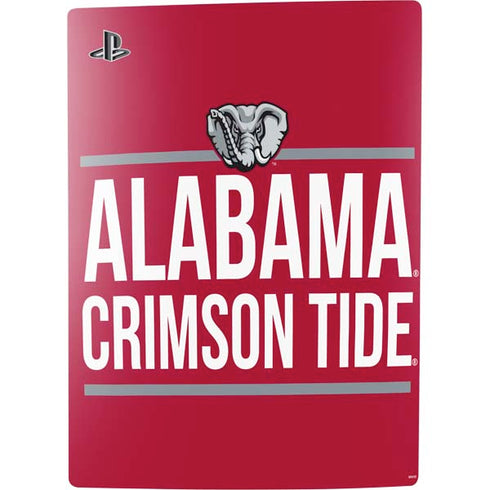 University of Alabama Crimson Tide PS5 Digital Edition Console Skin
