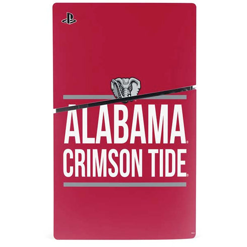 University of Alabama Crimson Tide PS5 Slim Disk Bundle Skin