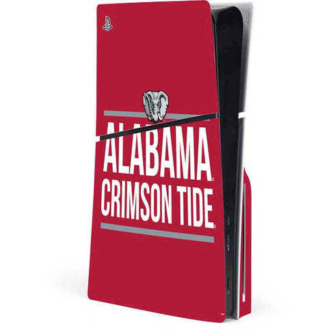 University of Alabama Crimson Tide PS5 Slim Disk Console Skin