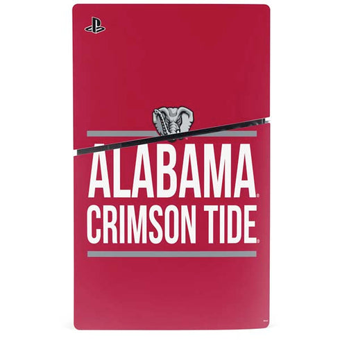 University of Alabama Crimson Tide PS5 Slim Digital Edition Bundle Skin