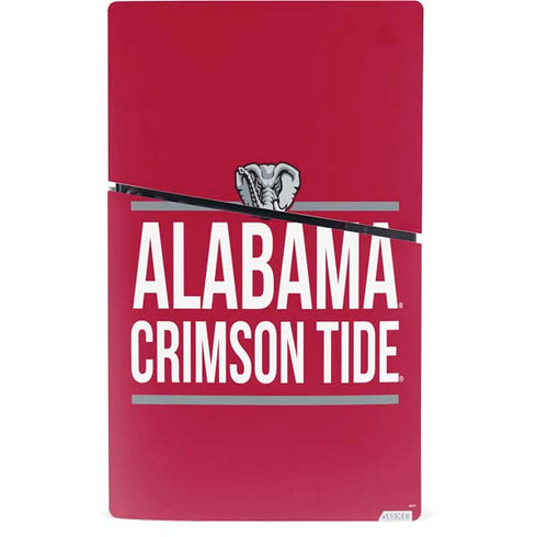 University of Alabama Crimson Tide PS5 Slim Digital Edition Console Skin