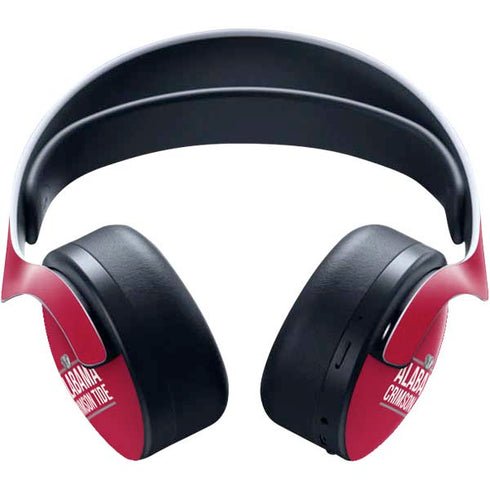 University of Alabama Crimson Tide PULSE 3D Wireless Headset for PS5 Skin