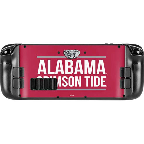 University of Alabama Crimson Tide Steam Deck Handheld Gaming Computer Skin