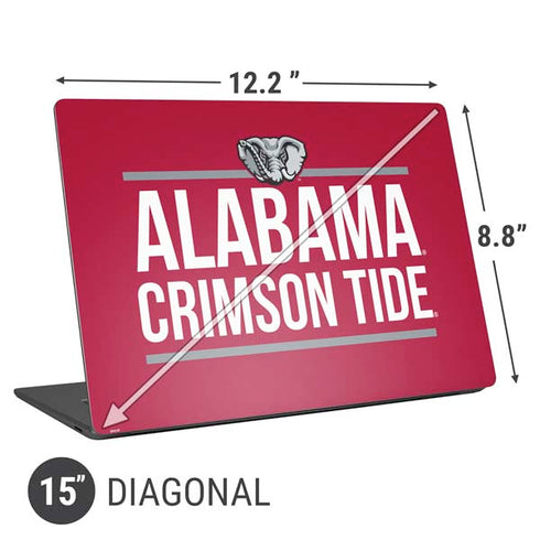 University of Alabama Crimson Tide Universal Laptop 15in (12.2 x 8.8in) Skin