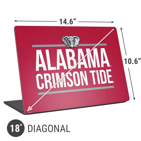 University of Alabama Crimson Tide Universal Laptop 18in (14.6 x 10.6in) Skin