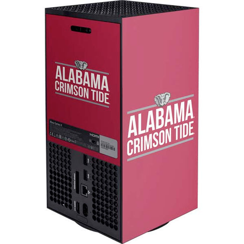 University of Alabama Crimson Tide Xbox Series X Console Skin