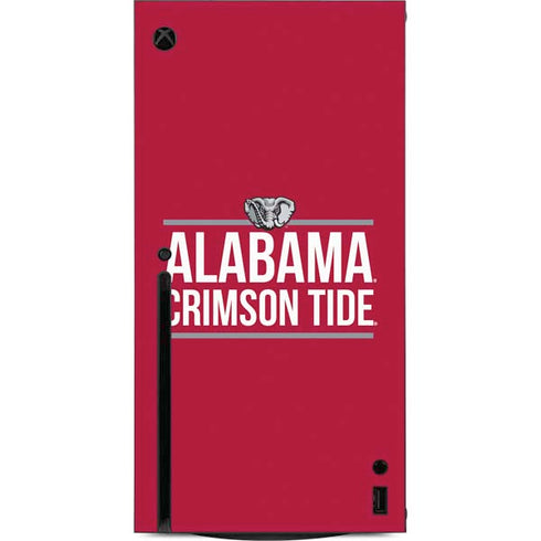 University of Alabama Crimson Tide Xbox Series X Console Skin