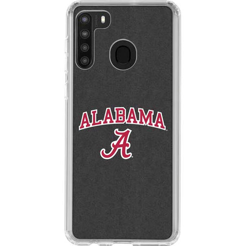 University of Alabama Logo Galaxy A21 Clear Case