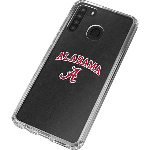 University of Alabama Logo Galaxy A21 Clear Case