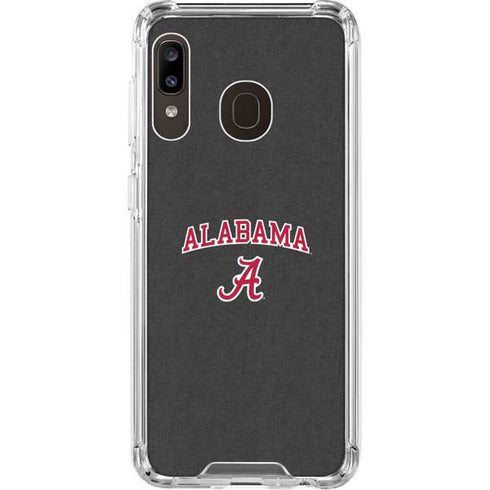 University of Alabama Logo Galaxy A30 Clear Case