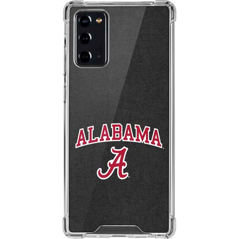 University of Alabama Logo Galaxy Note20 5G Clear Case
