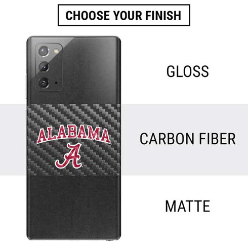 University of Alabama Logo Galaxy Note20 5G Skin