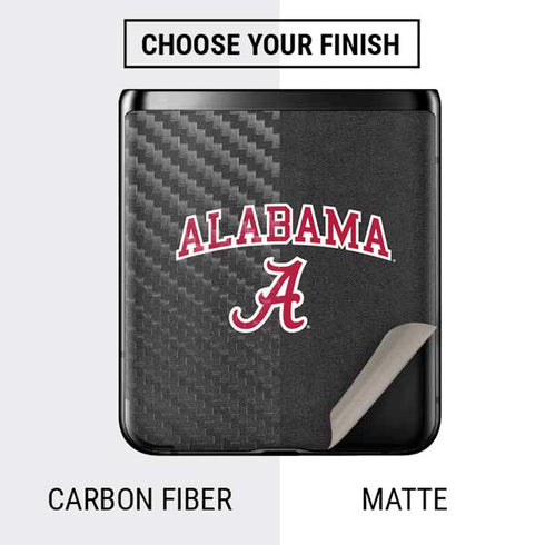 University of Alabama Logo Galaxy Z Flip Skin