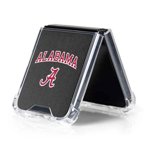 University of Alabama Logo Galaxy Z Flip5 5G Clear Case
