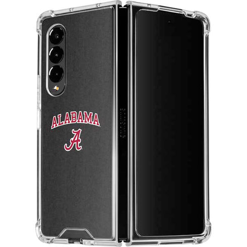 University of Alabama Logo Galaxy Z Fold4 5G Clear Case