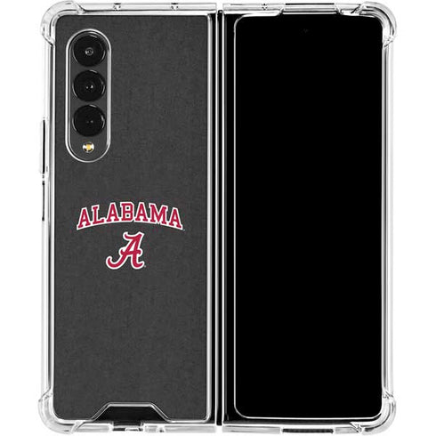 University of Alabama Logo Galaxy Z Fold4 5G Clear Case