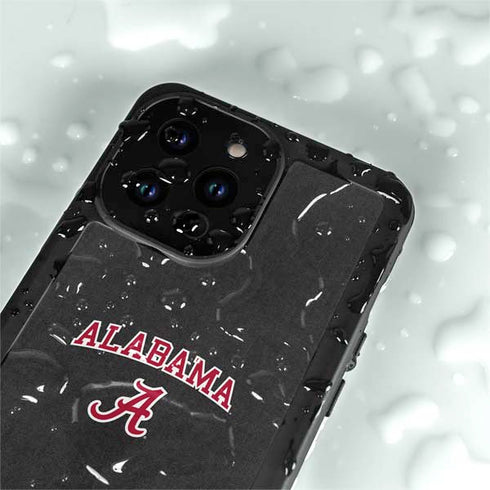 University of Alabama Logo iPhone 14 Pro Max Waterproof Case