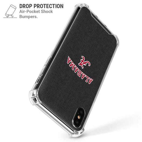 University of Alabama Logo iPhone XS Max Clear Case