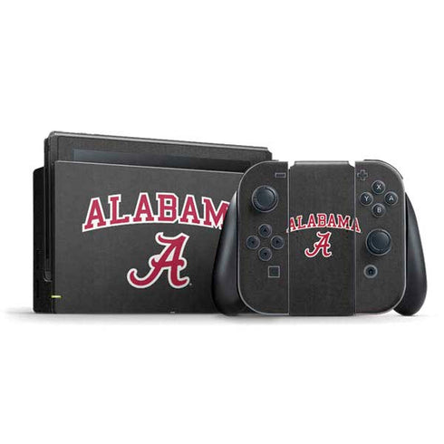 University of Alabama Logo Nintendo Switch Bundle Skin