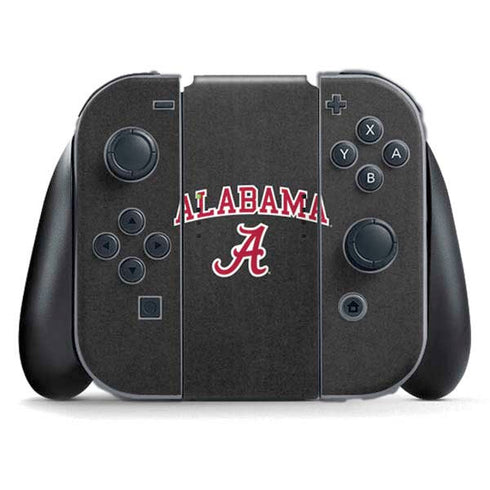 University of Alabama Logo Nintendo Switch (2017-2021) Joy-Con Controller Skin