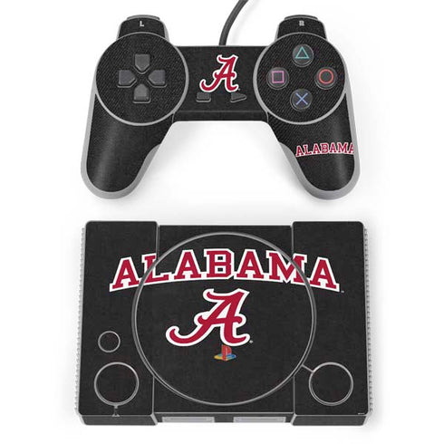 University of Alabama Logo PlayStation Classic Bundle Skin