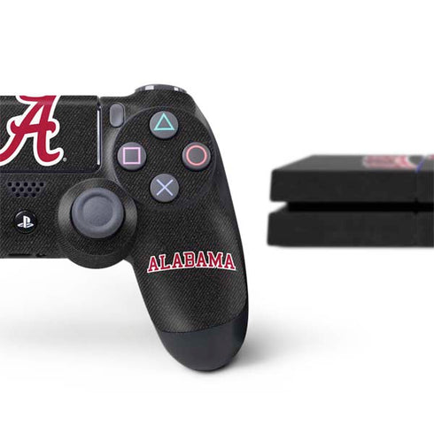 University of Alabama Logo PS4 Console and Controller Bundle Skin