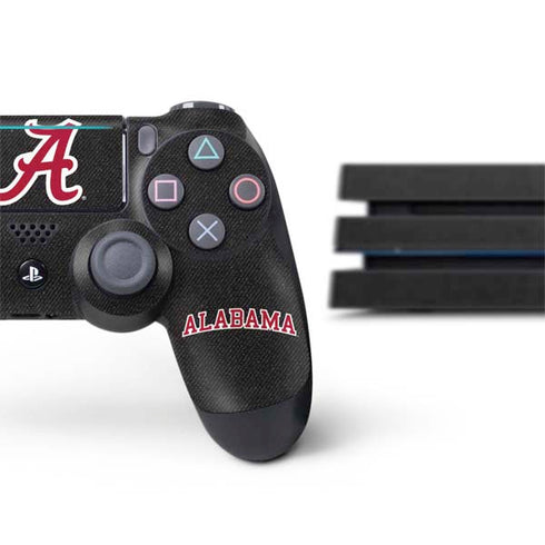University of Alabama Logo PS4 Pro Bundle Skin