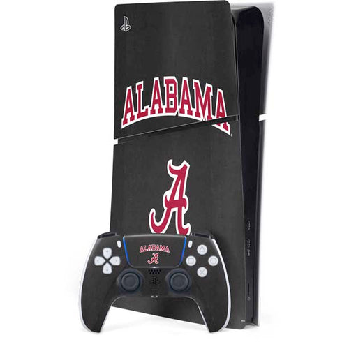 University of Alabama Logo PS5 Slim Digital Edition Console Skin