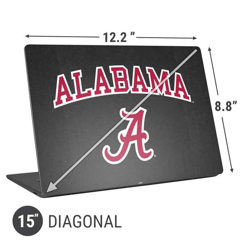 University of Alabama Logo Universal Laptop 15in (12.2 x 8.8in) Skin