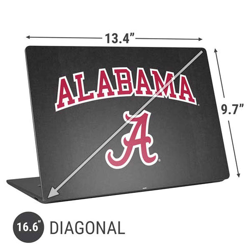 University of Alabama Logo Universal Laptop 16.6in (13.4 x 9.7in) Skin