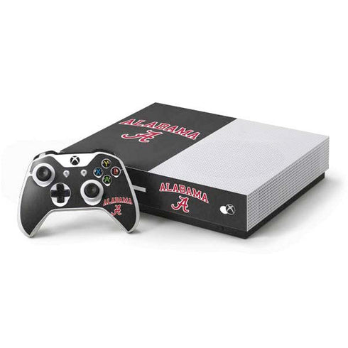 University of Alabama Logo Xbox One S All-Digital Edition Bundle Skin