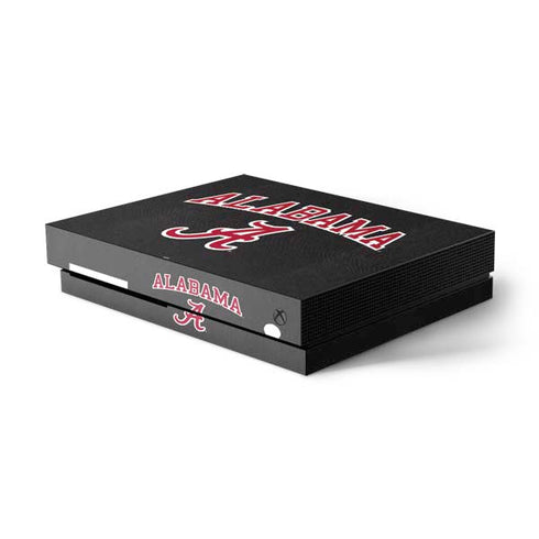 University of Alabama Logo Xbox One X Console Skin