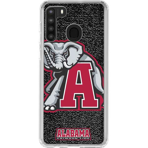 University of Alabama Mascot Galaxy A21 Clear Case
