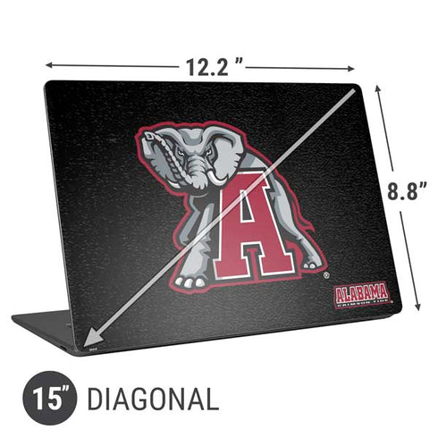 University of Alabama Mascot Universal Laptop 15in (12.2 x 8.8in) Skin