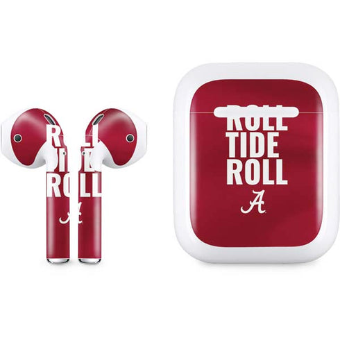 University of Alabama Roll Tide Roll Apple AirPods Skin