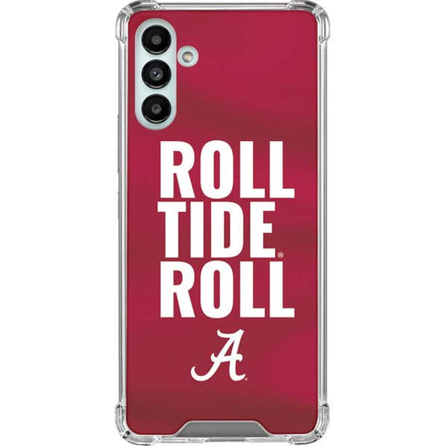 University of Alabama Roll Tide Roll Galaxy A13 5G Clear Case