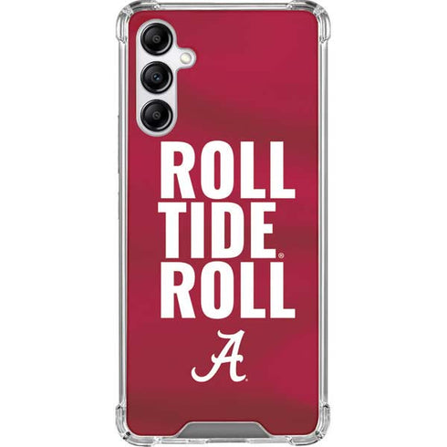 University of Alabama Roll Tide Roll Galaxy A14 5G Clear Case