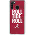 University of Alabama Roll Tide Roll Galaxy A21 Clear Case